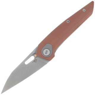Nóż składany Bestech VK-Void Brown G10, Dark Bead Blasted / Stonewashed MagnaCut by Vulpex Knives (BG63D) Bestech Knives