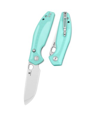 Nóż składany Bestechman Angry Owl Aqua G10, Satin/Stonewashed D2 by Keanu Alfaro (BMK12B-1) Bestechman by Bestech Knives