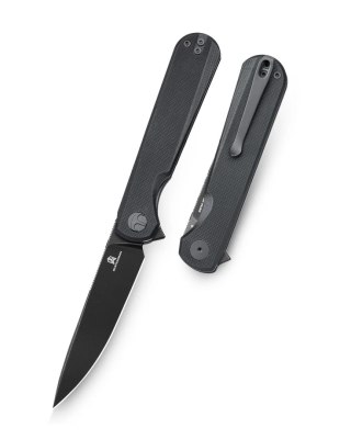 Nóż składany Bestechman Flick Black G10, Black Stonewashed D2 by Ostap Hel (BMK13H) Bestechman by Bestech Knives