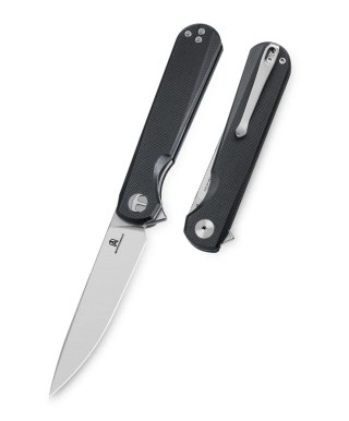 Nóż składany Bestechman Flick Black G10, Satin/Stonewashed D2 by Ostap Hel (BMK13A) Bestechman by Bestech Knives
