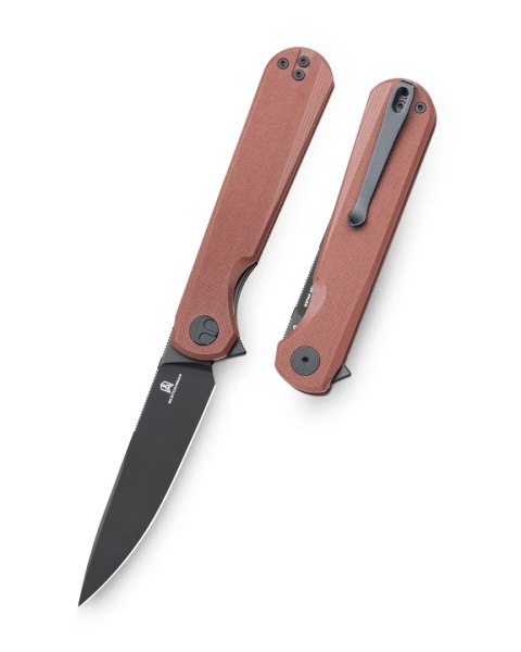 Nóż składany Bestechman Flick Brown G10, Black PVD D2 by Ostap Hel (BMK13G) Bestechman by Bestech Knives