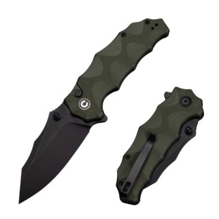 Nóż składany Civivi Natterjack OD Green G10, Black Stonewashed 14C28N (C24028-1) Civivi by WE Knife