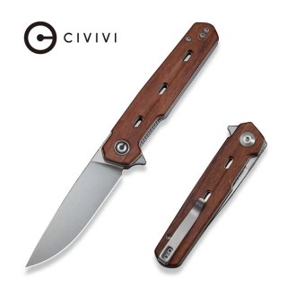 Nóż składany Civivi Navo Guibourtia Wood, Satin Nitro-V by Ostap Hel (C25015B-1) Civivi by WE Knife