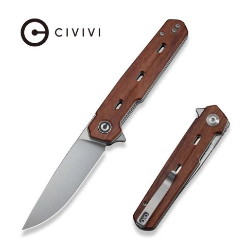 Nóż składany Civivi Navo Guibourtia Wood, Satin Nitro-V by Ostap Hel (C25015B-1) Civivi by WE Knife