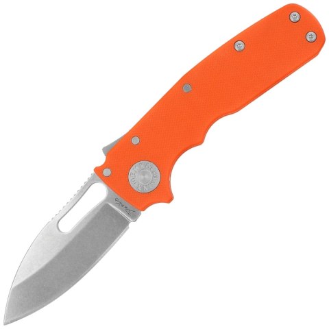 Nóż składany Demko Shark Cub Slicer Shark Orange G10, Stonewashed CPM 20CV by Andrew Demko (SC-20CV-ORG10-SS) Demko Knives