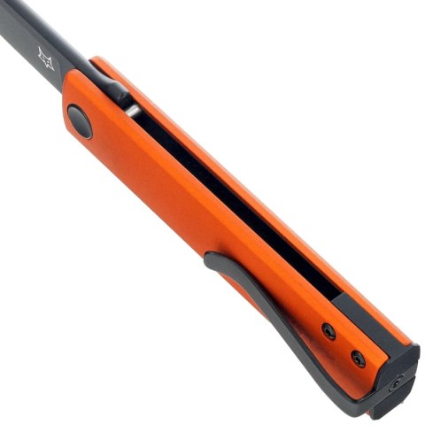 Nóż składany Fox Chnops Orange Aluminium, Black Top Shield Becut by Riccardo Gobbato (FX-543 ALO) FOX