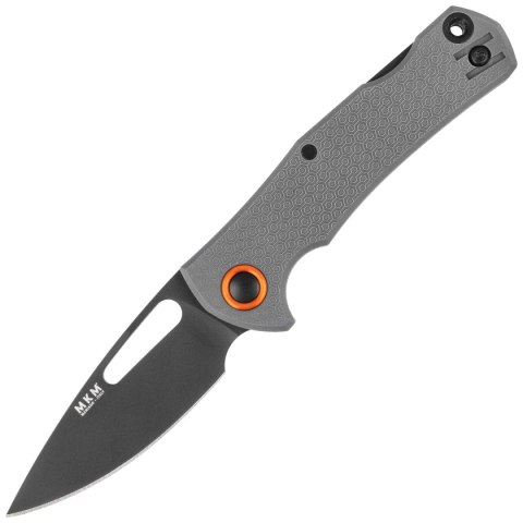 Nóż składany MKM Lov Wolf Gray FRN, Black Top Shield N690 by Jesper Voxnæs (MK LV-PGY) MKM - Maniago Knife Makers