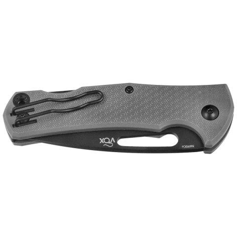 Nóż składany MKM Lov Wolf Gray FRN, Black Top Shield N690 by Jesper Voxnæs (MK LV-PGY) MKM - Maniago Knife Makers