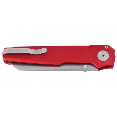 Nóż składany MKM Miura Red Aluminium, Stonewashed MagnaCut by Simone Tonolli (MK MI-ARD) MKM - Maniago Knife Makers
