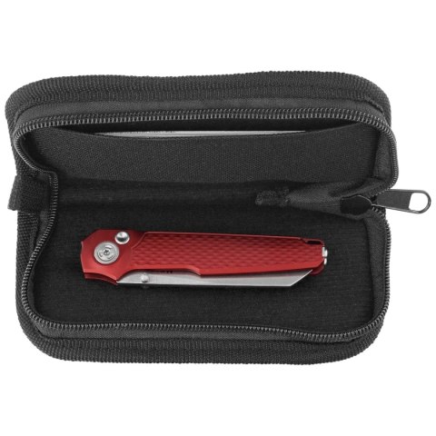 Nóż składany MKM Miura Red Aluminium, Stonewashed MagnaCut by Simone Tonolli (MK MI-ARD) MKM - Maniago Knife Makers