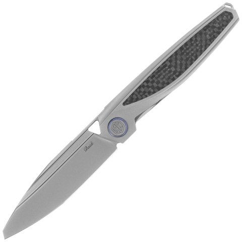 Nóż składany Rike Knife Baidi T Titanium/Carbon Fiber, Bead Blasted M390 (RK-Baidi-T-P/BCF) RikeKnife Co. Ltd.