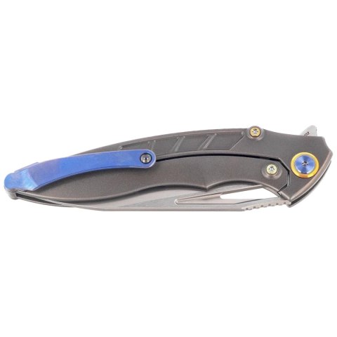 Nóż składany Rike Knife RK 1902 R/CF Titanium/Red Carbon Fiber, Bead Blasted M390 RikeKnife Co. Ltd.