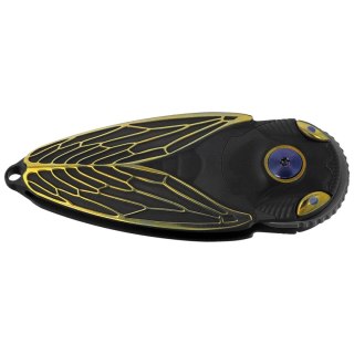 Nóż składany Rike Knife RK Cicada-DG Dark Gray / Gold Titanium, Bead Blasted M390 RikeKnife Co. Ltd.