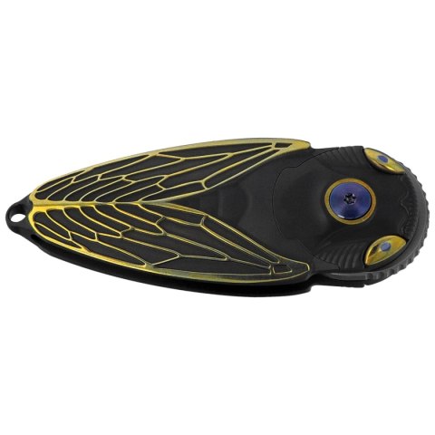 Nóż składany Rike Knife RK Cicada-DG Dark Gray / Gold Titanium, Bead Blasted M390 RikeKnife Co. Ltd.