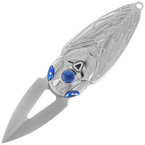 Nóż składany Rike Knife RK Cicada-P Grey Titanium, Bead Blasted M390 RikeKnife Co. Ltd.