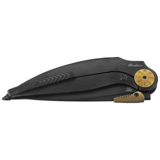 Nóż składany Rike Knife RK Predator-B Black DLC Titanium, Black DLC M390 RikeKnife Co. Ltd.