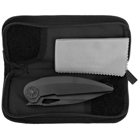 Nóż składany Rike Knife Tissot 2 Black DLC Titanium, Black DLC M390 (RK-Tissot 2-B) RikeKnife Co. Ltd.