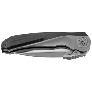 Nóż składany Rike Knife Tissot Black Titanium, Satin M390 (RK-Tissot 1-B) RikeKnife Co. Ltd.