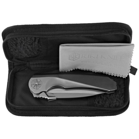 Nóż składany Rike Knife Tissot Black Titanium, Satin M390 (RK-Tissot 1-B) RikeKnife Co. Ltd.