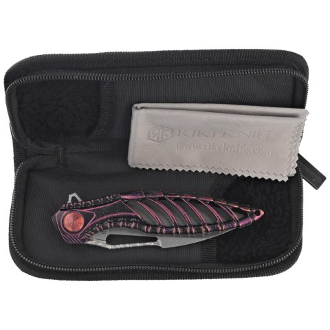 Nóż składany RikeKnife Thor6 Black / Purple Titanium, Satin M390 (RK Thor6-M-BP) RikeKnife Co. Ltd.