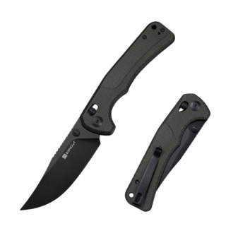 Nóż składany Sencut Slybolt Dark Green Canvas Micarta, Black 9Cr18MoV (S25001A-1) Sencut by We Knife