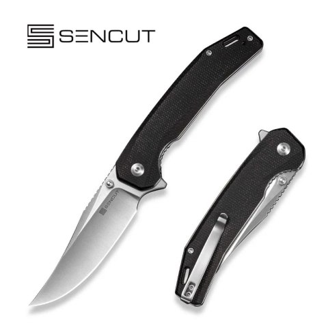 Nóż składany Sencut Vornix Black Canvas Micarta, Satin 9Cr18MoV (S25038-2) Sencut by We Knife