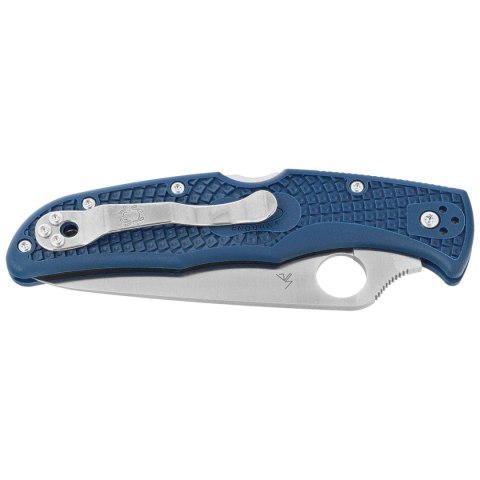 Nóż składany Spyderco Endura 4 Lightweight Cobalt Blue FRN, Satin CPM SPY27 by Sal Glesser (C10PCBL) Spyderco Inc.