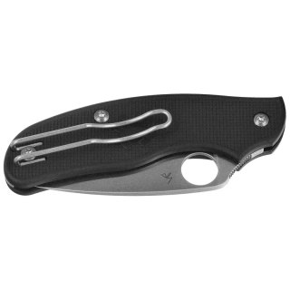 Nóż składany Spyderco Metropolitan Lightweight Black FRN, Satin M398 by Sal Glesser (C213PBK) Spyderco Inc.