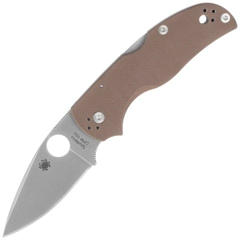 Nóż składany Spyderco Native 5 Sprint Run Brown G10, Satin CPM 15V by Sal Glesser (C41GPBN15V5) Spyderco Inc.