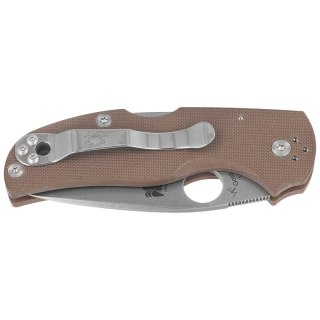 Nóż składany Spyderco Native 5 Sprint Run Brown G10, Satin CPM 15V by Sal Glesser (C41GPBN15V5) Spyderco Inc.