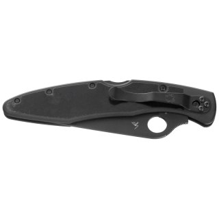 Nóż składany Spyderco Police Black TiCN Stainless Steel, Black TiCN VG-10 by Sal Glesser (C07BKP) Spyderco Inc.
