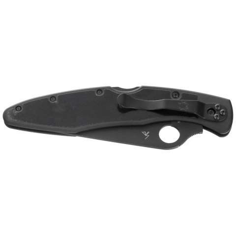 Nóż składany Spyderco Police Black TiCN Stainless Steel, Black TiCN VG-10 by Sal Glesser (C07BKP) Spyderco Inc.