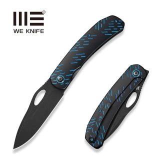 Nóż składany WeKnife Inmate Black/Blue Titanium, Black Stonewashed CPM 20CV by Jerad Neeve (WE23096B-2) WE Knife