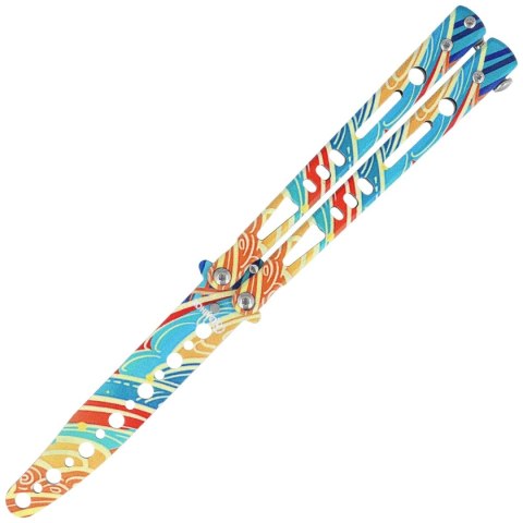 Nóż treningowy motylek Martinez Albainox Balisong Training 3D Design Steel, 3D Design 3Cr13Mov (02270) Martinez Albainox