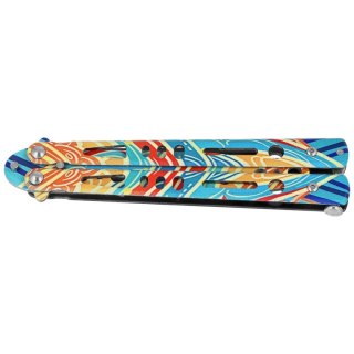 Nóż treningowy motylek Martinez Albainox Balisong Training 3D Design Steel, 3D Design 3Cr13Mov (02270) Martinez Albainox