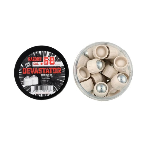45 x Kule metalowe RGun Steel Core Devastator kal. .68 / 40 szt. do Umarex HDR 68 RGun