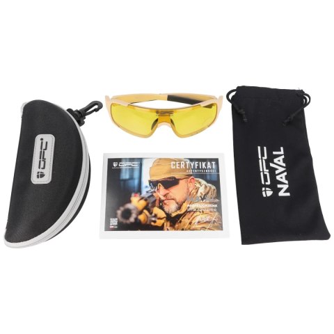 Okulary OPC Tactical JET I Naval Matt Khaki, Yellow (N TJ I MATT KHA YELLOW) OPC