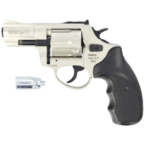 Rewolwer alarmowy BAS Voltran Ekol Viper 2.5'' Satin kal .22 Long Blanc Ekol by Voltran