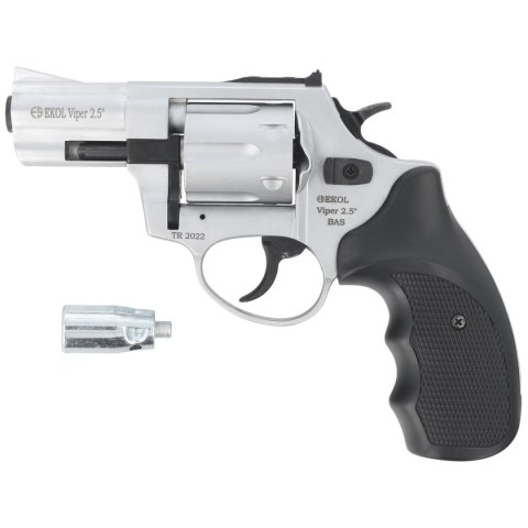 Rewolwer alarmowy BAS Voltran Ekol Viper 2.5'' White kal .22 Long Blanc Ekol by Voltran