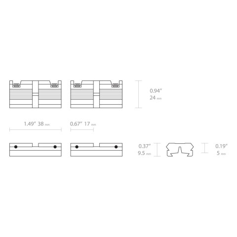 Adapter szyny Hawke Dovetail na Picatinny Hawke Optics