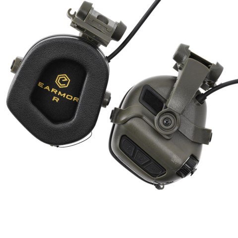 Aktywne ochronniki słuchu do hełmów Earmor M31X-FG-MARK3 Earmor