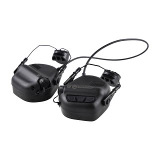 Aktywne ochronniki słuchu do hełmów Earmor M31H-BK/ARC Plus Fast czarne Earmor