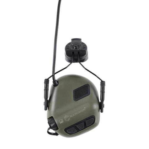 Aktywne ochronniki słuchu do hełmów Earmor M31H-FG/ARC Plus Fast zielone Earmor