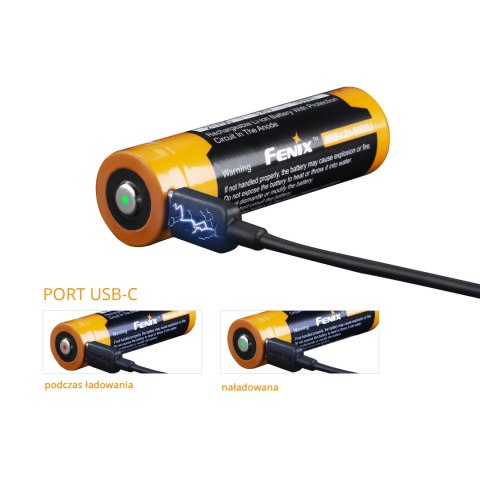 Akumulator Fenix USB ARB-L21U (21700 5000 mAh 3,6 V) Fenix