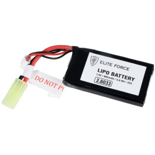 Akumulator do replik ASG Elite Force 7,4 V, 800 mAh, 20 C Elite Force