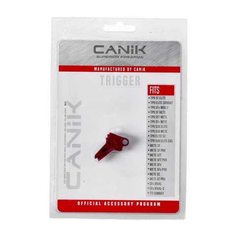 Aluminiowy spust Canik Advanced 90 stopni black cherry MMAC-718 Canik