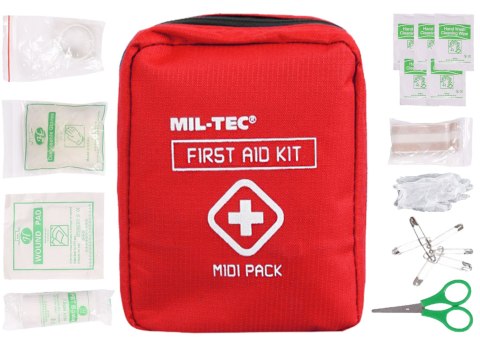 Apteczka Mil-Tec midi czerwona Mil-Tec