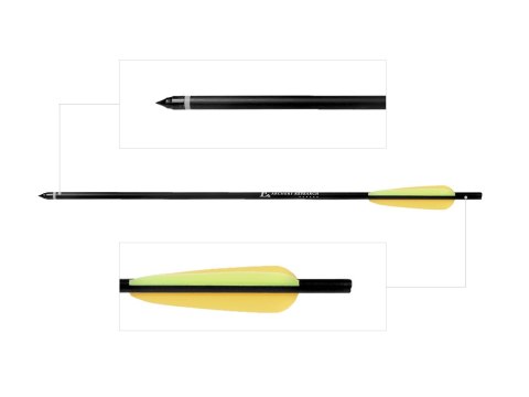 Bełt Poe Lang aluminiowy 20" czarny Poe Lang