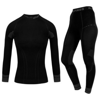 XBielizna damska Alpinus Termoaktywna Tactical Base Layer Set czarna Alpinus