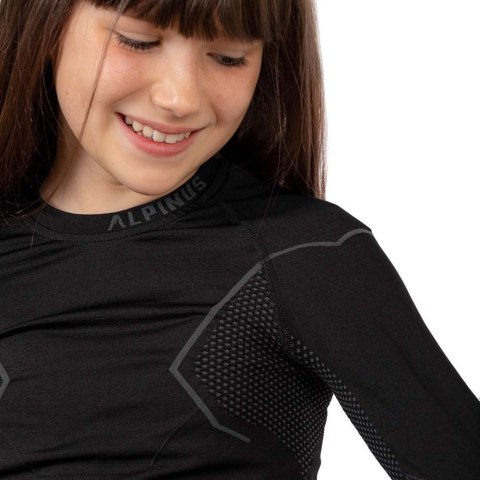 Bielizna termoaktywna Alpinus Active Set junior czarna Alpinus